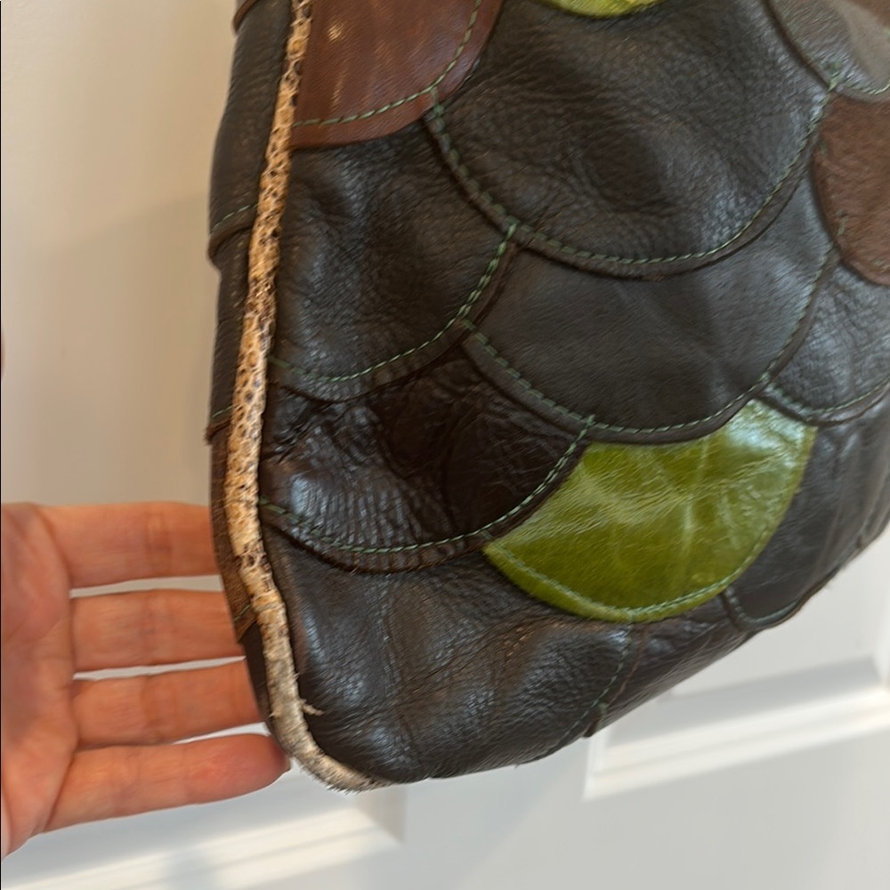 Mayamoon Patchwork Leather Shoulder Bag - image 6